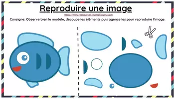 Aperçu - Apprentissages en autonomie - Reproduire une image - les animaux' - Page 3