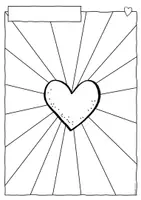 Vorschau - Arbeitsblätter - Kreativprojekt: Herz mit Strahlen / Liebe / Valentinstag & Muttertag Vatertag - Seite 2