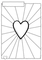 Aperçu - Matériel pour travaux manuels / dessin - Kreativprojekt: Herz mit Strahlen / Liebe - DaF DaZ Deutsch - Page 3