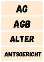 Vorschau - Bildkarten - Grundbegriffe Recht - Wortkarten - Seite 2