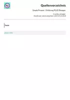 Vorschau - Arbeitsblätter - Simple Present - Erklärung PLUS Übungen - Seite 1