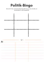 Vorschau - Arbeitsblätter - Politik Bingo - Seite 3