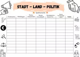 Vorschau - Arbeitsblätter - Stadt - Land - Politik (verschiedene Versionen) - Seite 2