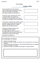 Vorschau - Arbeitsblätter - Kästners Gedicht "Sachliche Romanze" - Seite 1