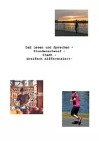 Vorschau - Stundenentwürfe - DaZ Lesen und Sprechen – Stundenentwurf Stadt – dreifach differenziert - Deckblatt