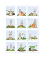 Vorschau - Stationenlernen - Präpositionen Oster(Hase) - Seite 1