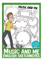 Vista previa - Hojas de trabajo - My favorite kind of music English sketchnotes ESL worksheets - Portada