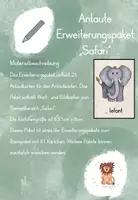 Vorschau - Fördermaterial/Inklusion - Anlautkarten Safari - Erweiterungspaket für den Anlautkasten - Seite 1