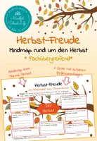 Vorschau - Arbeitsblätter - Herbst-Freude: Mindmap zum Herbst - Deckblatt
