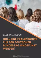 Vorschau - Arbeitsblätter - Diskussionsreihe: Frauenquote im Bundestag? (Lass mal reden! Basis Variante) - Deckblatt