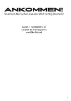 Vista previa - Fichas informativas / Documentos de lectura - Ankommen! - Gramática volumen 2 - página 1