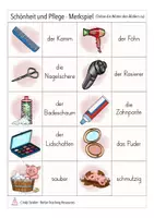 Aperçu - Jeux - Deutsch Spiel Hygiene, Pflege, Körperpflege Allemand - Page 3