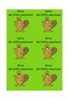 Vorschau - Merkblätter - fehlende Arbeitsmaterialien (Elternbrief und Merkzettel für die Federmappe) Materialpaket - Deckblatt