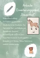 Vorschau - Fördermaterial/Inklusion - Anlautkarten Bauernhof - Erweiterungspaket für den Anlautkasten - Seite 1