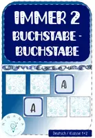 Vista previa - Juegos / Gamificación - IMMER 2 - Zuordnung Buchstabe zu Buchstabe - Alemàn / Deutsch - Portada