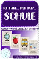 Vista previa - Juegos / Gamificación - ich habe... Wer hat...? - SCHULE - Alemàn / Deutsch / Sachunterricht - Portada