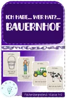 Vista previa - Juegos / Gamificación - Ich habe... Wer hat...? - BAUERNHOF - Alemàn / Deutsch / Sachunterricht - Portada