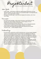 Vorschau - Stundenentwürfe - Projektarbeit: Musicalpräsentation - Seite 1
