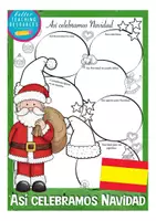 Aperçu - Feuilles d'exercices - Así celebramos Navidad Espagnol (Noël) - Page de couverture
