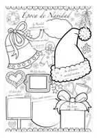 Aperçu - Feuilles d'exercices - la época de Navidad Espagnol Noël - Page 1