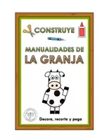 Vista previa - Manualidades / Dibujos para colorear - CONSTRUYE MANUALIDADES GRANJA VACA - Portada