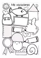 Aperçu - Feuilles d'exercices - mis vacaciones - escritura creativa Espagnol sketchnotes - Page 2