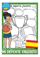 Aperçu - Apprentissages en autonomie - mi deporte favorito sketchnotes Espagnol - Page de couverture