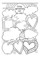 Aperçu - Feuilles d'exercices - FREEBIE estoy agradecido con la vida Espagnol gratuit - Page 1