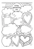 Aperçu - Feuilles d'exercices - FREEBIE estoy agradecido con la vida Espagnol gratuit - Page 2