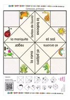 Aperçu - Matériel pour travaux manuels / dessin - comecocos primavera jeu Espagnol - Page 3