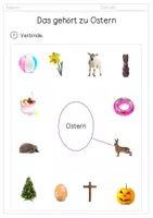 Vorschau - Arbeitsblätter - Ostern: Was gehört dazu? Arbeitsblätter mit Fotos - Seite 3
