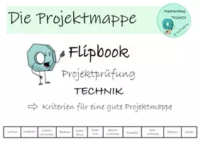 Vorschau - Merkblätter - Flipbook - Projektmappe - Projektprüfung Technik - Seite 1