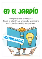 Vorschau - Spiele - en el jardín Spanisch Klammerkarten - Seite 1