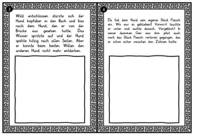 Vorschau - Mal- und Bastelvorlagen - Male die Geschichte (Leporello) Märchen, Fabel, Volkslied, Gedicht, Ballade - Seite 3