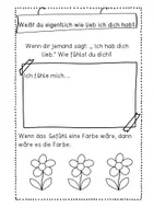 Vorschau - Arbeitsblätter - Arbeitsmaterial / Literaturprojekt zum Thema "Liebe - Gefühle" anhand des Buches "Weißt du eigentlich wie lieb ich dich hab?" Ostern, Deutsch, Lesen, Ethik, Hase, Osterhase, Lese-Mal-Blätter, Bilderbuch Unterrichtseinheit - Seite 3