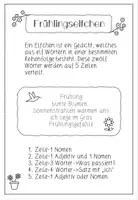 Vorschau - Arbeitsblätter - Frühlingselfchen - Merkblatt und Vorlage, Farbe und SW - Seite 2