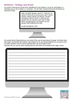 Vorschau - Arbeitsblätter - Arbeitsblatt Mediation Deutsch - Englisch: Brieffreunde - Seite 3