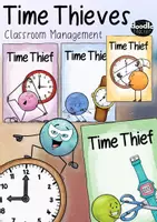 Vorschau - Bildkarten - Time Thief / Thieves - Zeiträuber für den Englischunterricht - Deckblatt