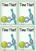 Vorschau - Bildkarten - Time Thief / Thieves - Zeiträuber für den Englischunterricht - Seite 3
