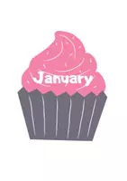 Vorschau - Poster - Geburtstagskalender/ Birthday Calendar "Cupcake" - Seite 1