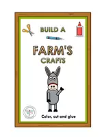 Vista previa - Manualidades / Dibujos para colorear - BUILD A FARMS CRAFTS DONKEY CONSTRUYE GRANJA BURRO - Portada