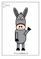 Vista previa - Manualidades / Dibujos para colorear - BUILD A FARMS CRAFTS DONKEY CONSTRUYE GRANJA BURRO - página 3