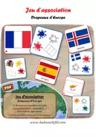 Aperçu - Apprentissages en autonomie - Jeu d'association - Drapeaux d'Europe - Page de couverture