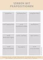 Vorschau - Arbeitsblätter - DaF Deutsch A2/B1 - Verben mit Präpositionen - Teil 2 - Seite 1