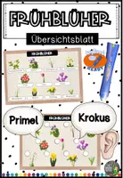 Vorschau - Spiele - Frühblüher Übersichtsblatt - für den Anybook Reader - Deckblatt
