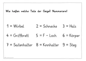 Vorschau - Arbeitsblätter - Die Geige und ihre Bestandteile - Seite 3