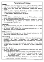 Vorschau - Unterrichtsreihen - Personenbeschreibung - Seite 1