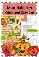 Vorschau - Arbeitsblätter - Materialpaket Obst und Gemüse - Deckblatt