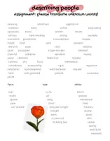 Vorschau - Arbeitsblätter - describing people useful words, wordbank characterisation - Seite 1
