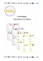 Vorschau - Arbeitsblätter - Lesetreppen GROSSBUCHSTABEN - Deckblatt